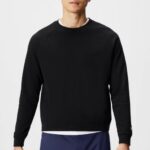 Fabletics preto 420HR3669 a tripulação leve homens