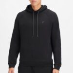Fabletics preto 420HR3686 o moletom com capuz 192 homens