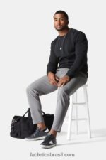 Fabletics preto 420HR3715 a equipe da quadra homens - Image 3