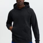 Fabletics preto 420HR3722 o moletom pós-jogo homens