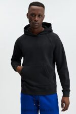 Fabletics preto 420HR3722 o moletom pós-jogo homens