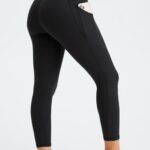 Fabletics preto 420HR957 capri cintura alta oasis pureluxe mulheres