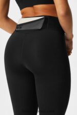 Fabletics preto 420HR991 trinity motion365+ capri cintura alta mulheres - Image 3