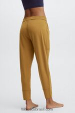 Fabletics preto/branco clássico 420HR154 calça de cordão de malha elegante mulheres - Image 3