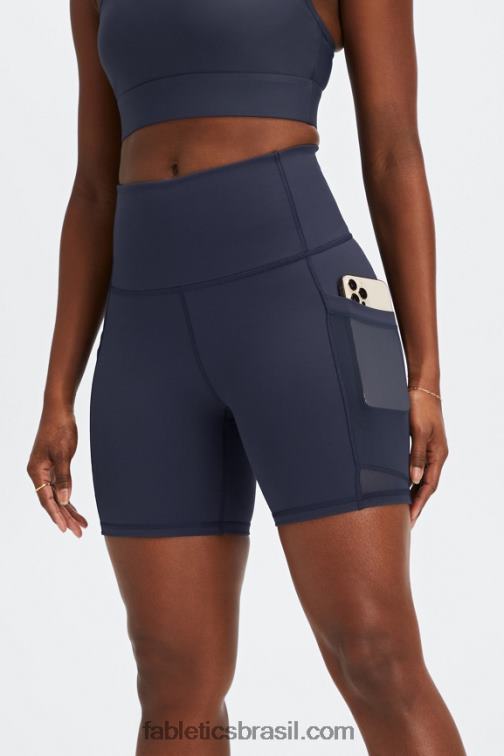 Fabletics preto/branco clássico 420HR486 tênis universal on-the-go ultra hw 6'' curto mulheres - Image 2