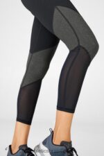 Fabletics preto/carvão 420HR1057 zona cintura alta 7/8 mulheres - Image 2