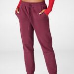 Fabletics preto/estanho 420HR217 calça de moletom logan mulheres