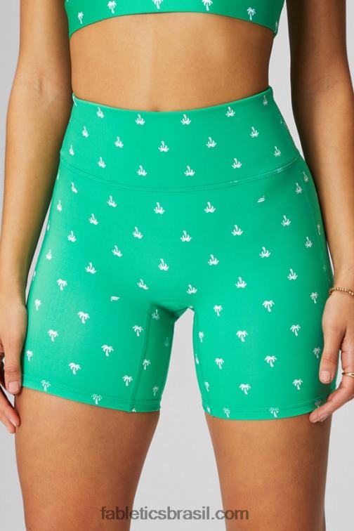 Fabletics preto/estanho 420HR618 qualquer lugar motion365+ short cintura alta 6'' mulheres - Image 2