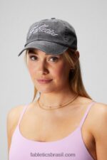 Fabletics preto lavado 420HR3008 o chapéu do pai mulheres - Image 4