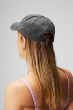 Fabletics preto lavado 420HR3008 o chapéu do pai mulheres - Image 5