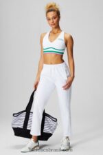 Fabletics preto/multi 420HR32 calça tricô afunilada mulheres - Image 3