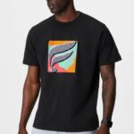 Fabletics preto multi f 420HR3521 a camiseta r&r homens