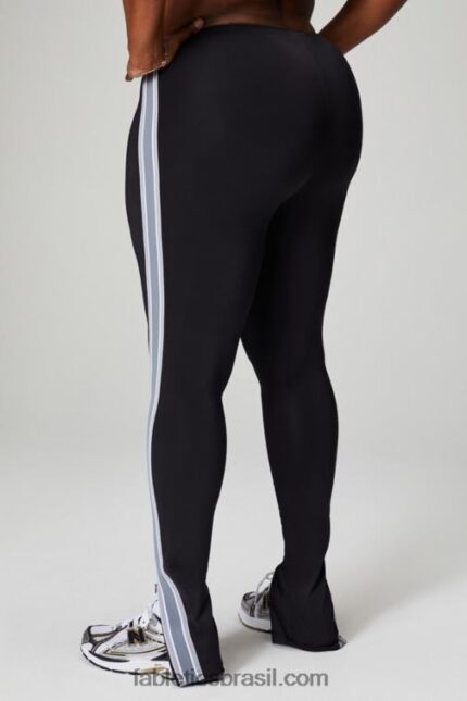 Fabletics preto/nuvem de chuva 420HR48 Motion365+ Calça com listras torcidas mulheres