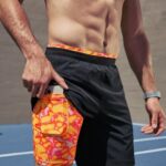 Fabletics preto/rosa escapar da loucura do verão 420HR3122 o fundamental curto ii (alinhado) 132 homens