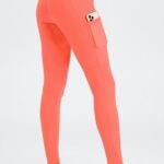 Fabletics preto/rosa escapar da loucura do verão 420HR750 legging cintura alta powerhold on-the-go 41 mulheres