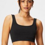 Fabletics preto vintage 420HR1483 sutiã nuca sem costura nas costas mulheres
