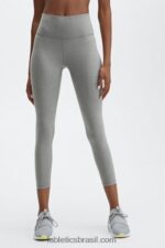 Fabletics querida rosa/branco 420HR658 define powerhold cintura alta 7/8 legging 23 mulheres - Image 2
