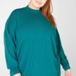 Fabletics raso 420HR2714 pulôver gola zombe jody mulheres