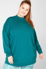 Fabletics raso 420HR2714 pulôver gola zombe jody mulheres
