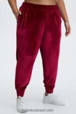 Fabletics real extremo/ponche de pervinca/sol da tarde 420HR152 corredor de veludo de luxo mulheres