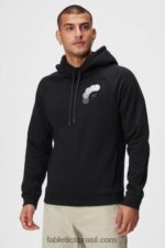 Fabletics rodadal preto pb 420HR3677 o moletom com capuz 191 homens