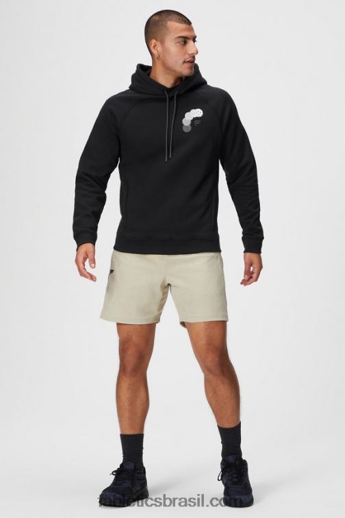 Fabletics rodadal preto pb 420HR3677 o moletom com capuz 191 homens - Image 3