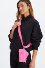 Fabletics rosa elétrica 420HR2922 clipe transversal modular mulheres - Image 3