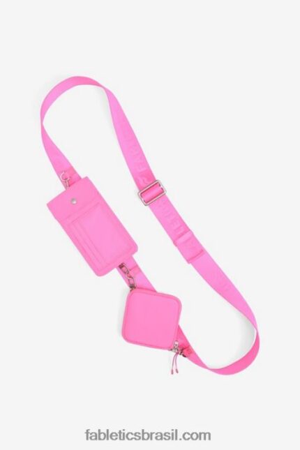 Fabletics rosa elétrica 420HR2922 clipe transversal modular mulheres