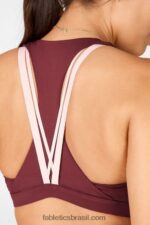 Fabletics rosa ferrugem/pérola 420HR1803 boost sutiã esportivo de médio impacto 124 mulheres - Image 2