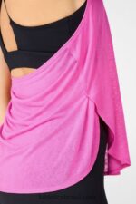 Fabletics rosa fluorescente/preto 420HR2382 tanque de sutiã embutido ryan mulheres - Image 3