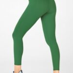 Fabletics rosa suave/branco clássico 420HR701 define powerhold cintura alta 7/8 legging 31 mulheres