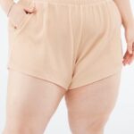 Fabletics rosa suave/gráfico 420HR547 shorts shannon mulheres