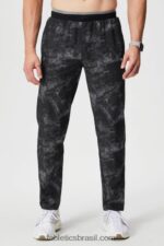 Fabletics ruído ambiente preto 420HR3068 a calça fundamental homens