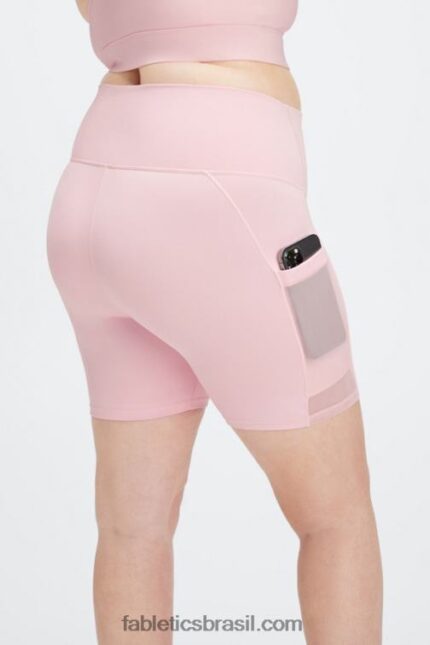 Fabletics salsa vermelha/multi 420HR395 powerhold ultra hw 6'' curto em movimento mulheres