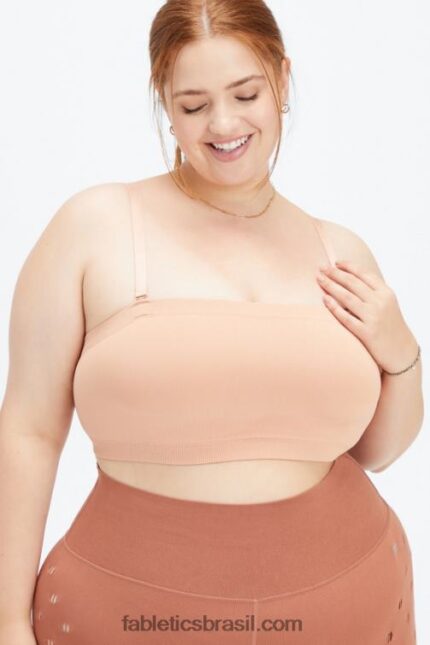 Fabletics sândalo 420HR1579 Camilla Sculptbandeau de malha mulheres