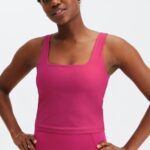 Fabletics sangria 420HR1587 tanque de sutiã embutido lydia mulheres