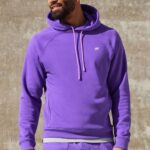 Fabletics sebo roxo 420HR3682 o moletom com capuz 192 homens