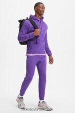 Fabletics sebo roxo 420HR3682 o moletom com capuz 192 homens - Image 4