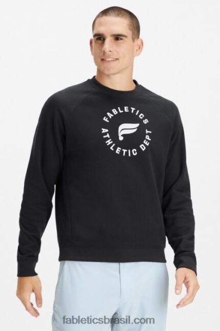 Fabletics selo atlético preto 420HR3701 a equipe de referência homens