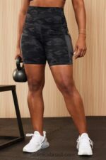 Fabletics sequóia/tom rosa 420HR389 powerhold ultra hw 6'' curto em movimento mulheres - Image 2