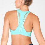 Fabletics sino azul 420HR1814 boost sutiã esportivo de médio impacto 126 mulheres