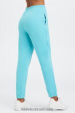 Fabletics sol da tarde/cinza menta/prata reflexivo 420HR132 calça de moletom slim go-to mulheres - Image 2