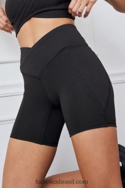 Fabletics sol da tarde/fuga rosa/gráfico 420HR312 oasis pureluxe hw crossover 6'' curto mulheres