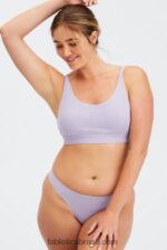 Fabletics sombra 420HR1577 bralette decote canoa de toque fino mulheres - Image 3