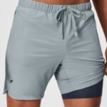 Fabletics sombra cinza 420HR3173 aquele curto (alinhado) 140 homens