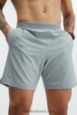 Fabletics sombra cinza 420HR3327 o curto fundamental (alinhado) homens
