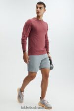 Fabletics sombra cinza 420HR3327 o curto fundamental (alinhado) homens - Image 7