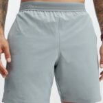 Fabletics sombra cinza 420HR3338 o curto fundamental 164 homens