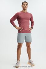 Fabletics sombra cinza 420HR3338 o curto fundamental 164 homens - Image 5