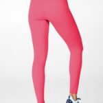Fabletics Sorbet de framboesa 420HR1259 qualquer lugar motion365 legging cintura alta 86 mulheres
